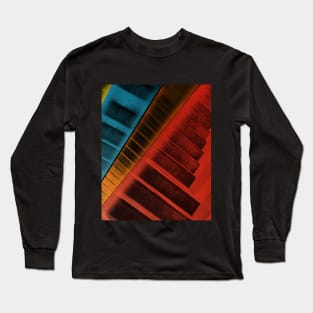 Aesthetic colorful collage Long Sleeve T-Shirt